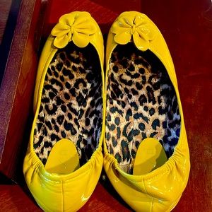 Mustard yellow flats